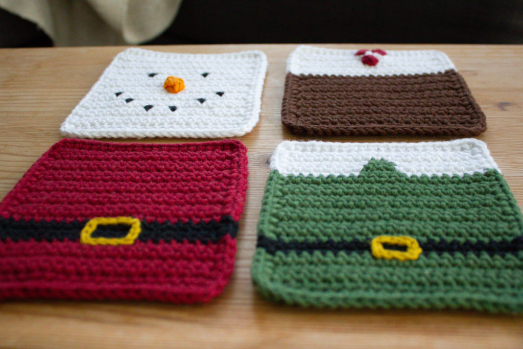 Crochet Christmas Coasters - Sarling All Free Patterns .com - Free ...